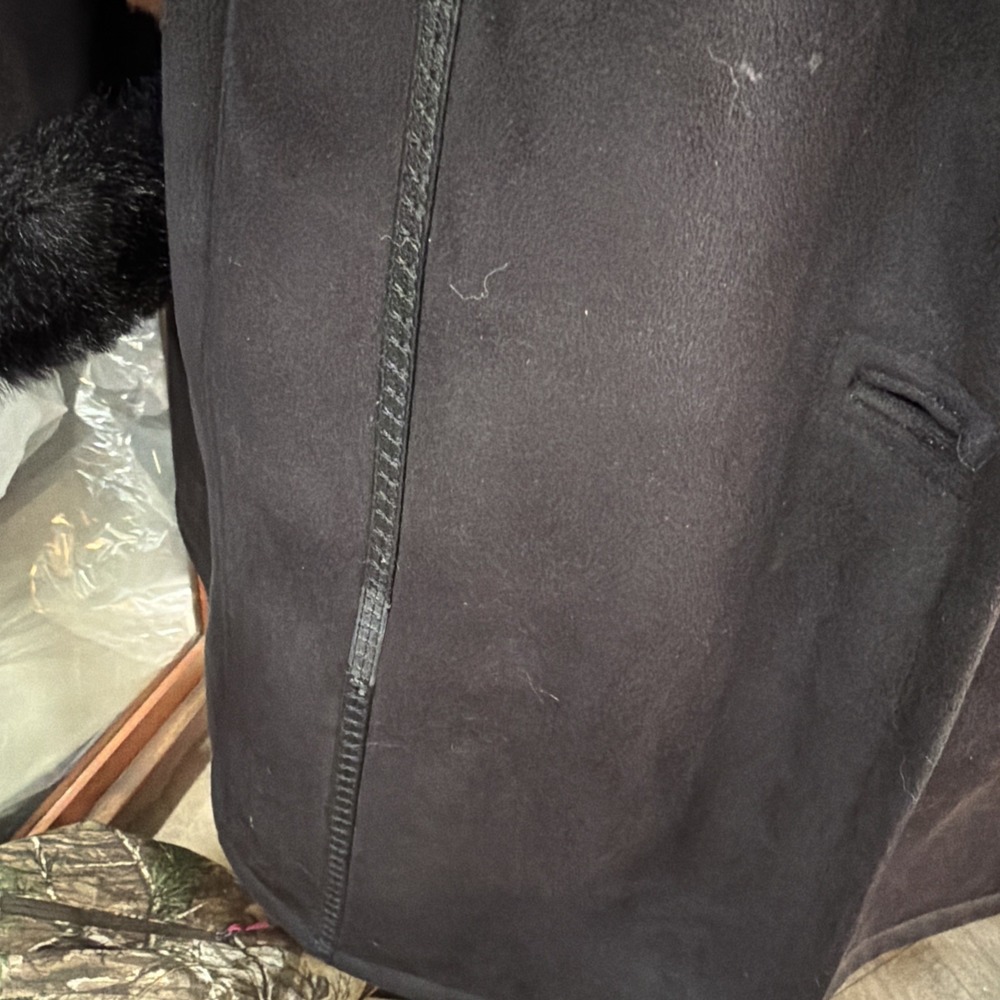 Gallery New York Women's Brown Faux Fur Hooded Winter Coat Size M Cleaned Warm - Picture 6 of 12